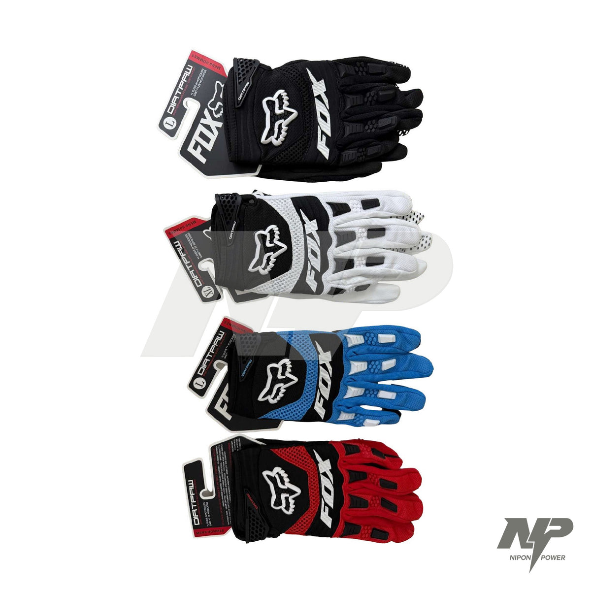 Guantes de moto Fox tipo motocross (tallas M, L, XL)