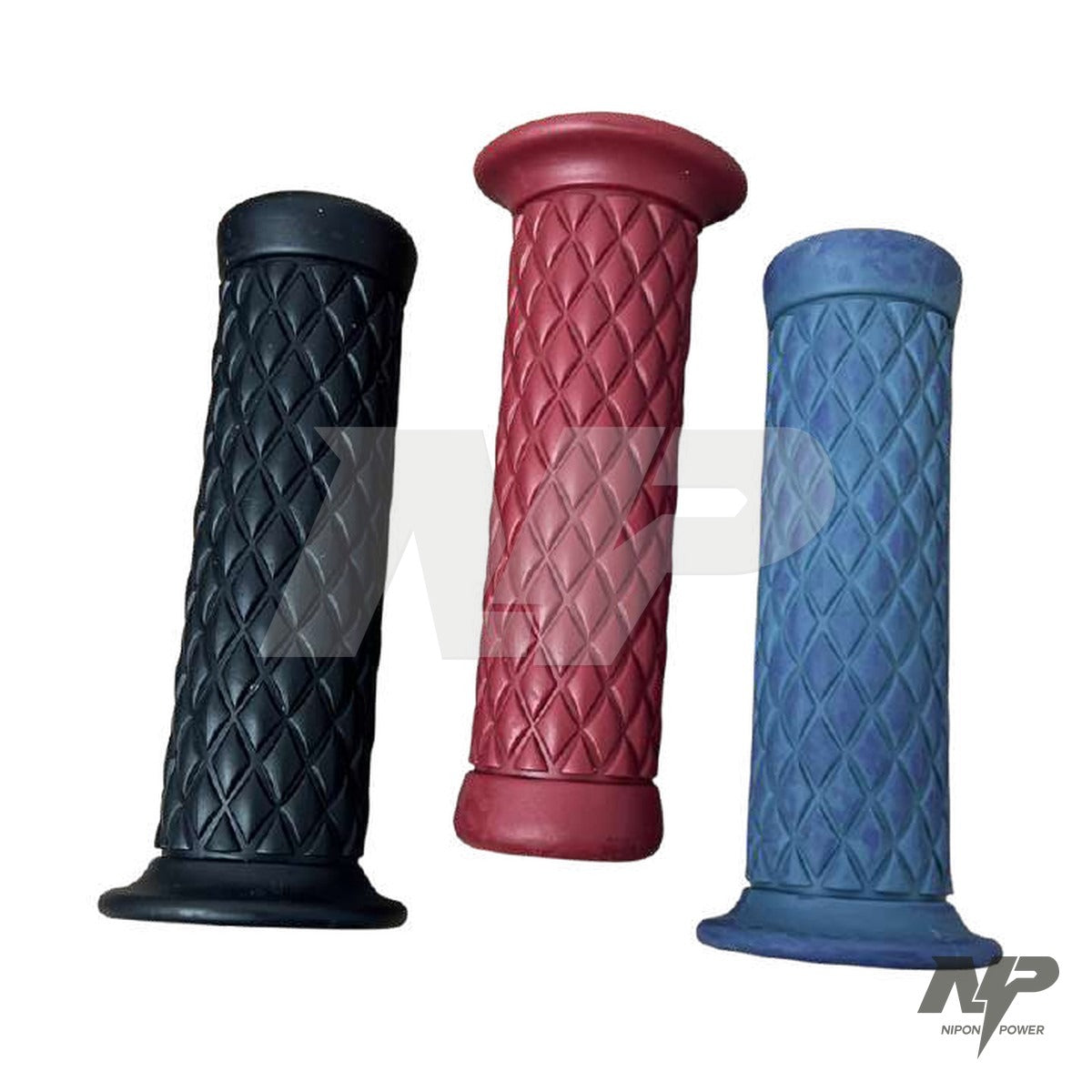 Mangos de caucho universales 22 mm (negro, rojo, azul)