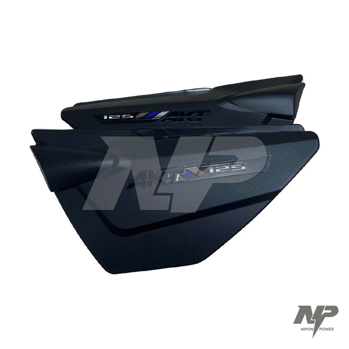 Tapas laterales AKT NKD 125 color azul