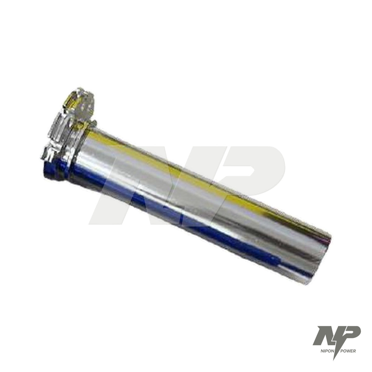 Acelerador rápido 1/4 de vuelta universal aluminio (sin mangos) · NP-221 - Plateado