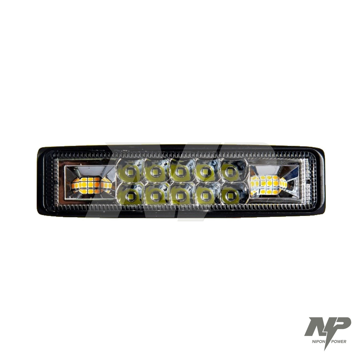 Exploradora barra LED 30 W blanco con federal en extremos, universal · BR-06