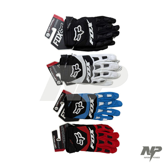 Guantes de moto Fox tipo motocross (tallas M, L, XL)