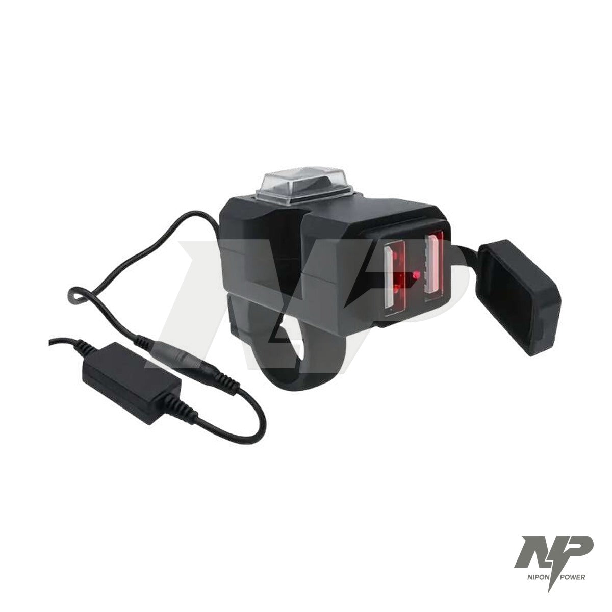 Cargador USB doble impermeable para moto 12 V
