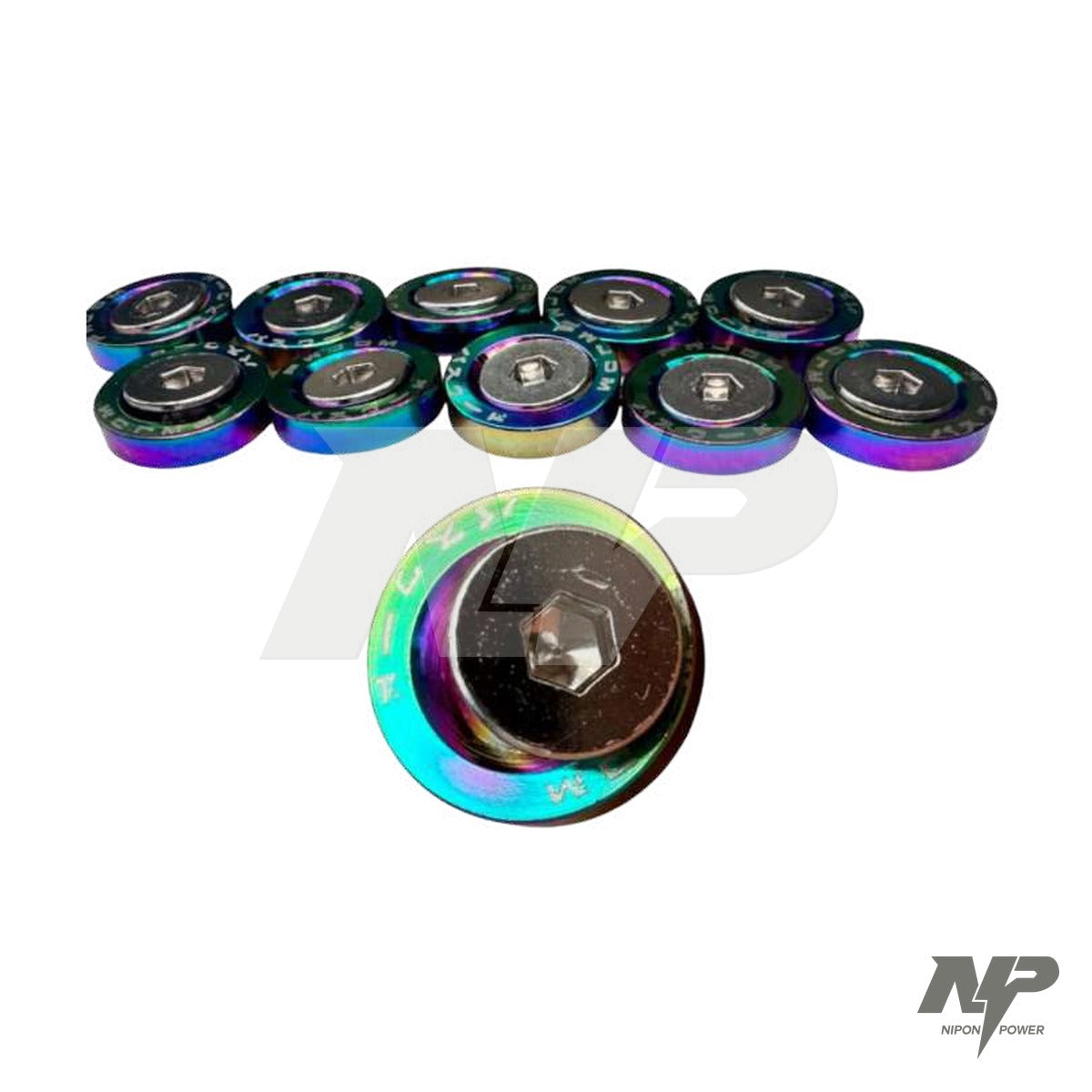 Tornillos de lujo tornasol universales (paquete x10)