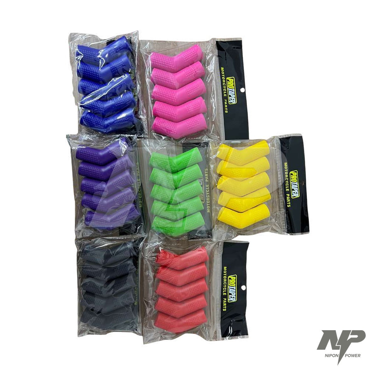 Protector de caucho para pedal de cambios paquete x5 (7 colores)