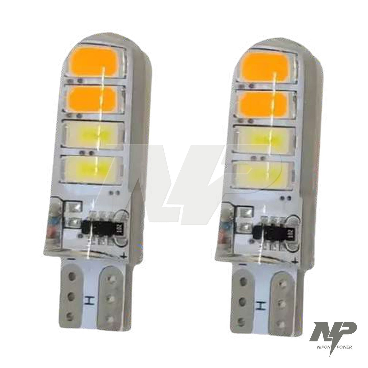 Bombillo muela T10 LED siliconado con flash para cocuyo