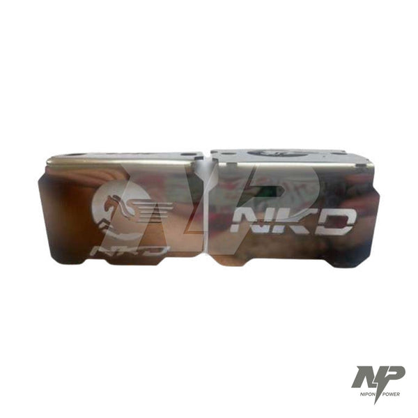 Tapa lujo para bomba de freno delantera en acero AKT NKD 125