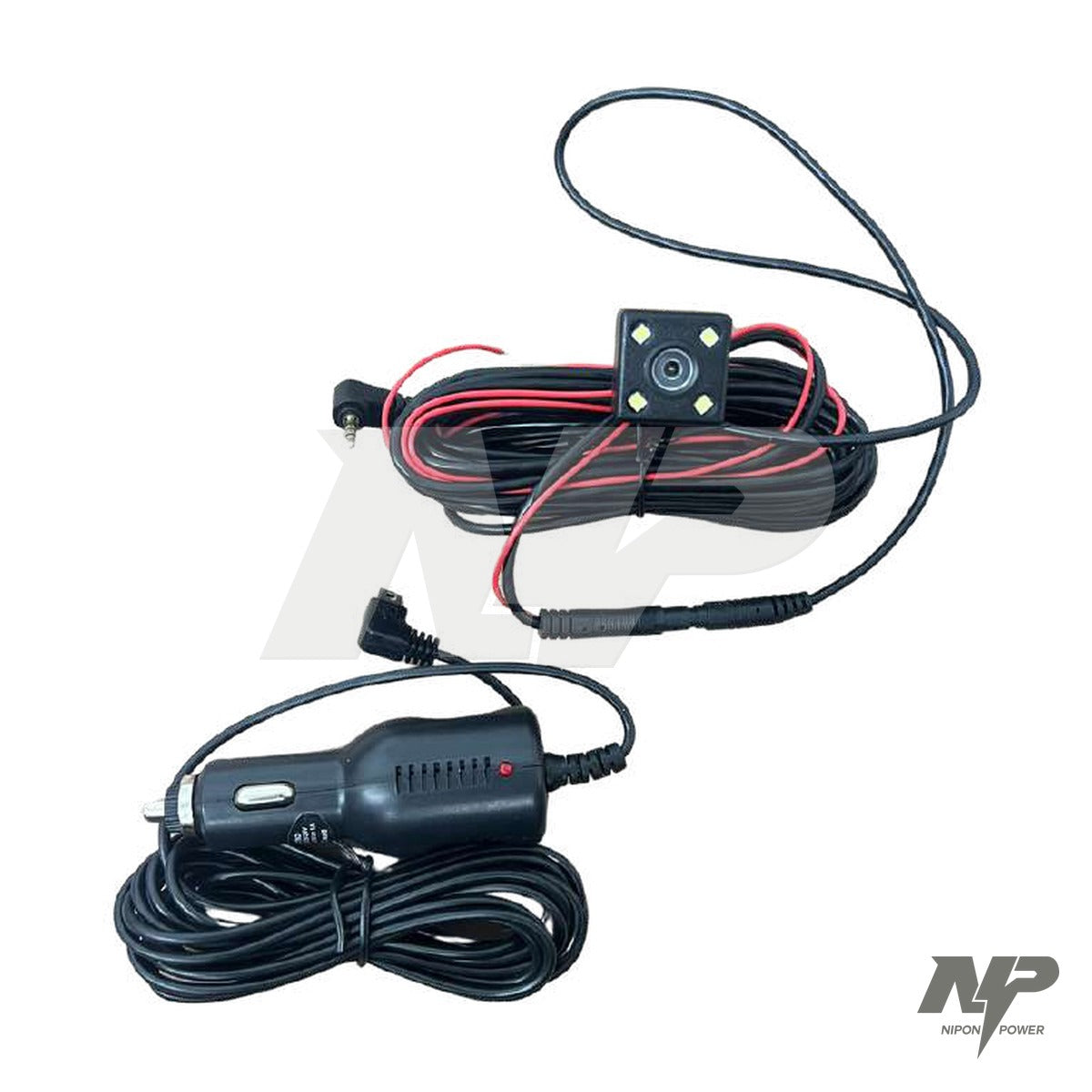 Retrovisor inteligente con cámara delantera y trasera para carro