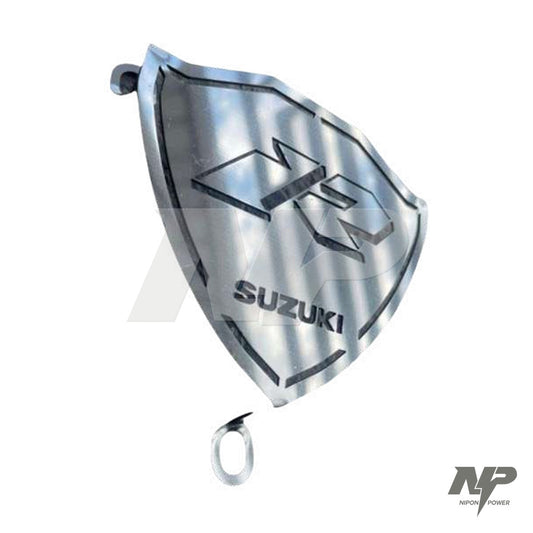 Emblema frontal de lujo en acero Suzuki Viva R