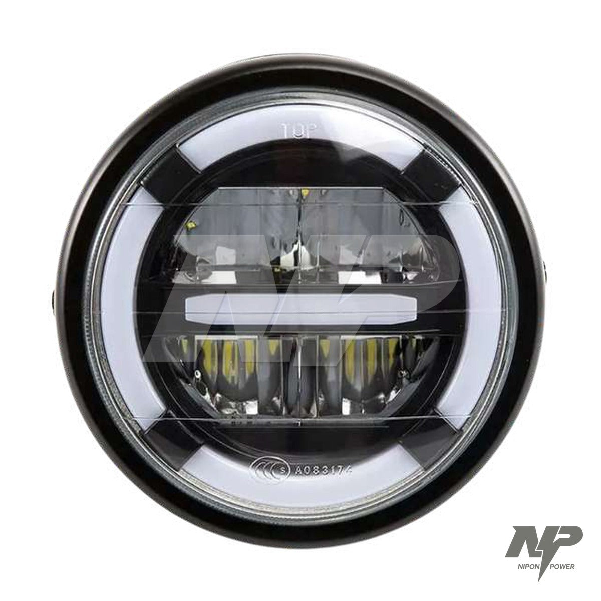Farola LED redonda con ojo de ángel universal