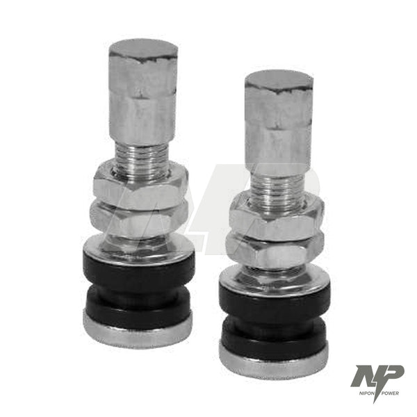 Válvula sellomatic metálica de tornillo para rin de moto, universal