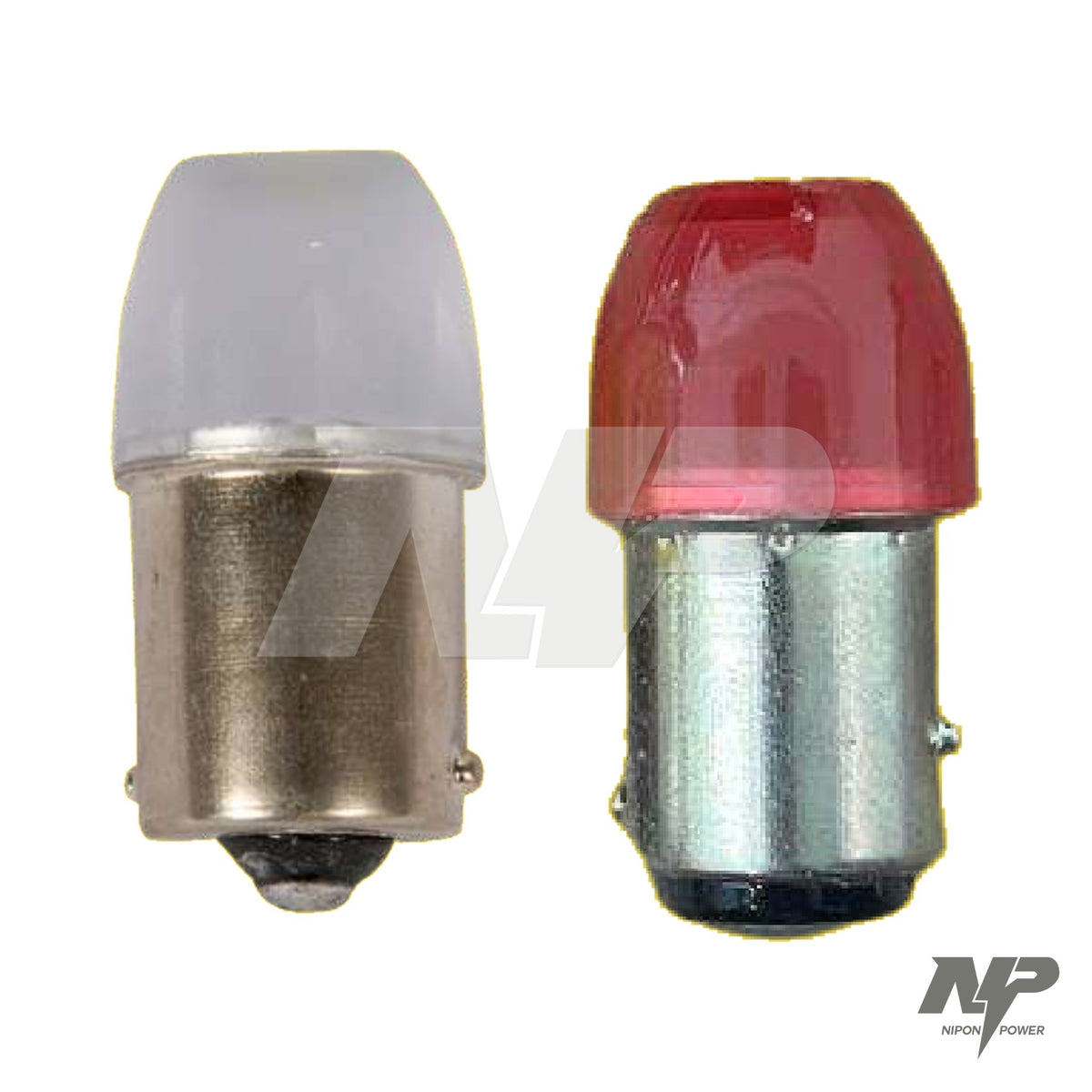 Bombillo stop LED cerámica base bayoneta luz blanca o roja, universal · DC-STOP028