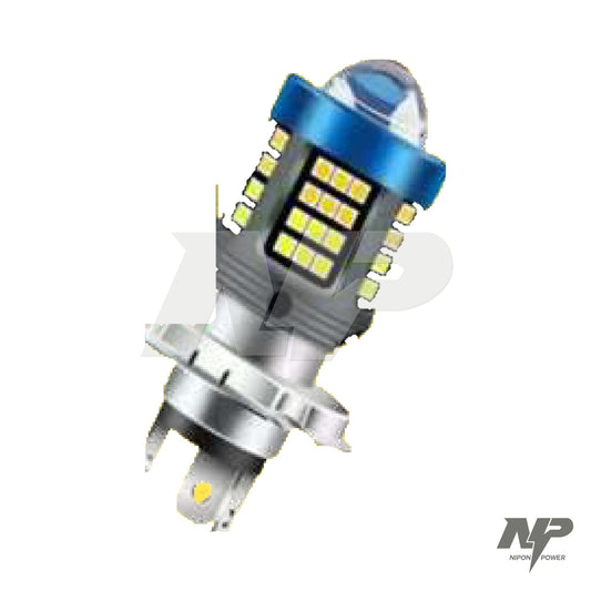 Bombillo LED lupa H4 expansión para farola NKD 125, Pulsar 135 y más, blanco y amarillo 8.000 lm · NP-81