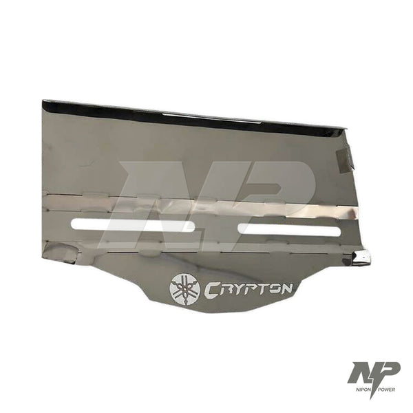 Porta placa tipo sobre en acero con logo de marca (Boxer, Crypton, Hero, Honda, NKD, XTZ)