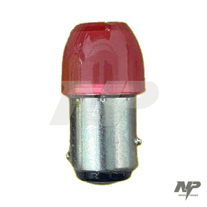 Bombillo stop LED cerámica base bayoneta luz blanca o roja, universal · DC-STOP028 - Rojo