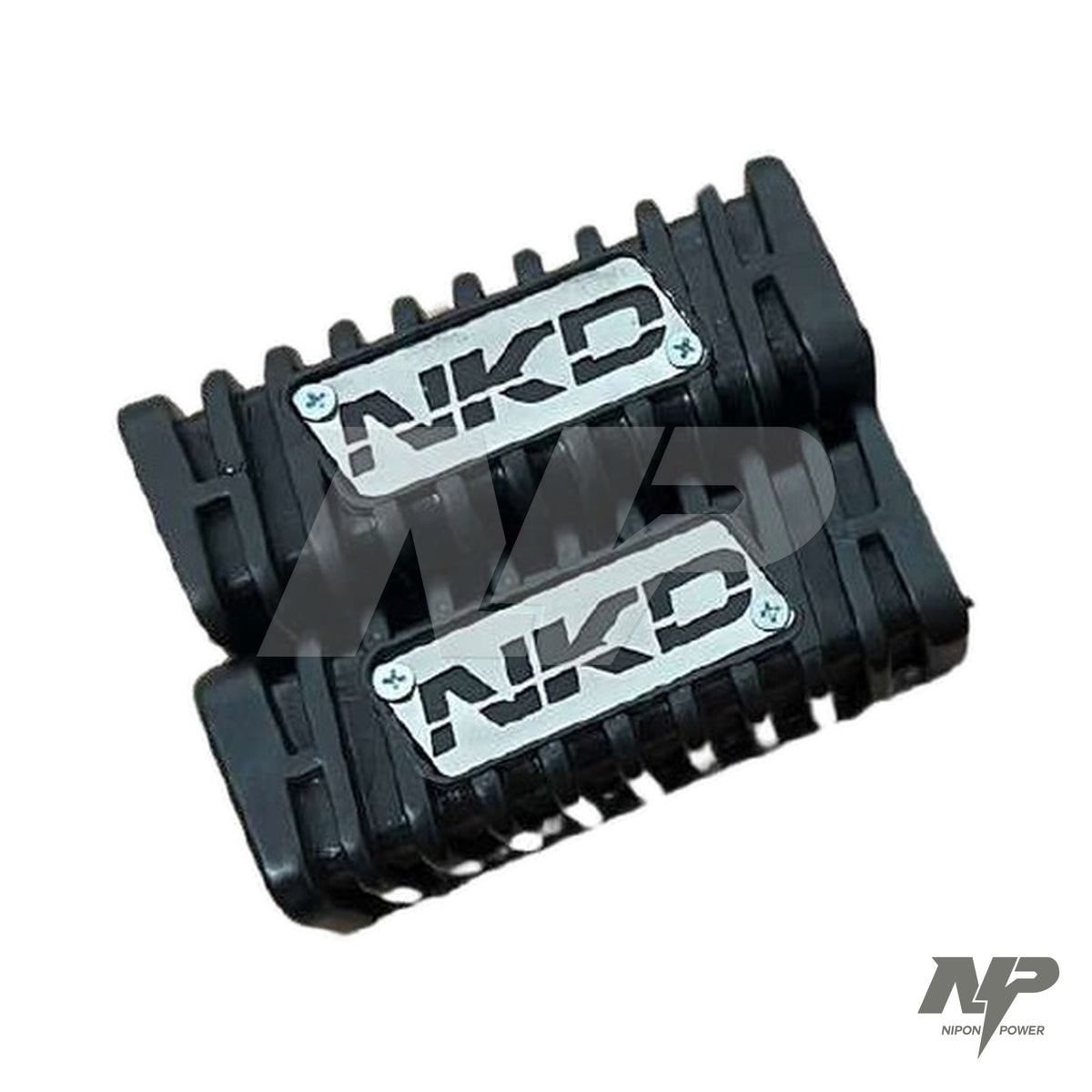 Cauchos reposapiés delanteros AKT NKD 125 y SL · NP-RP3 - Negro