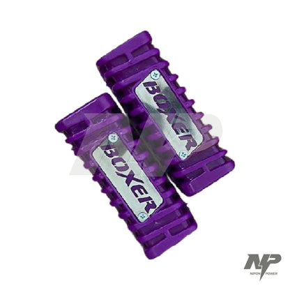 Cauchos reposapiés delanteros Bajaj Boxer CT 100 y Platino · NP-RP4 - Morado