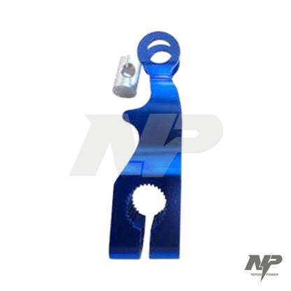 Leva de freno trasero curva en aluminio para freno de tambor · NP-F13 - Azul