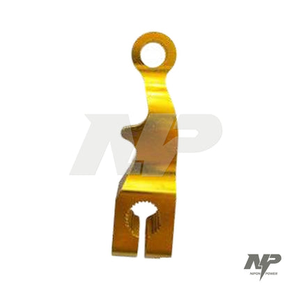 Leva de freno trasero curva en aluminio para freno de tambor · NP-F13 - Dorado