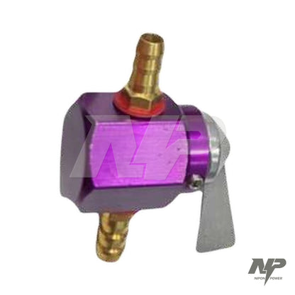 Llave de gasolina en línea universal en aluminio · NP-LG2 - Morado