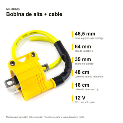 Combo de encendido medidas