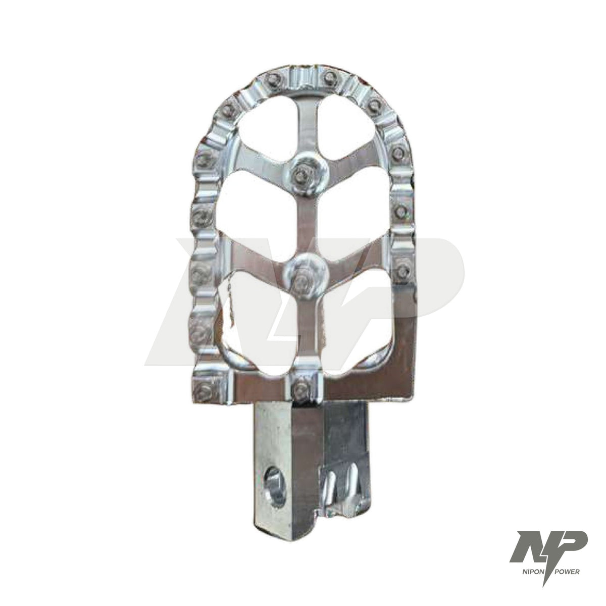 Posapié de aluminio con taches universal · NP-CT40 - Plateado